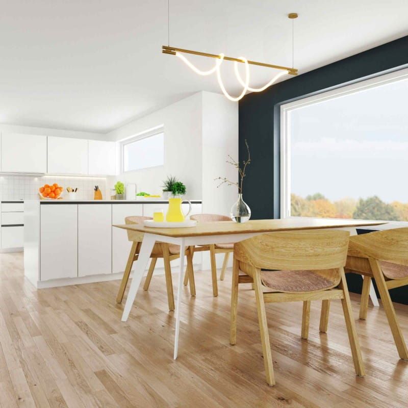 Abruzzo Spirali lampa wisząca 1x45 W złota ABR-HILTON-SG-38W - Wysyłka w 24h
