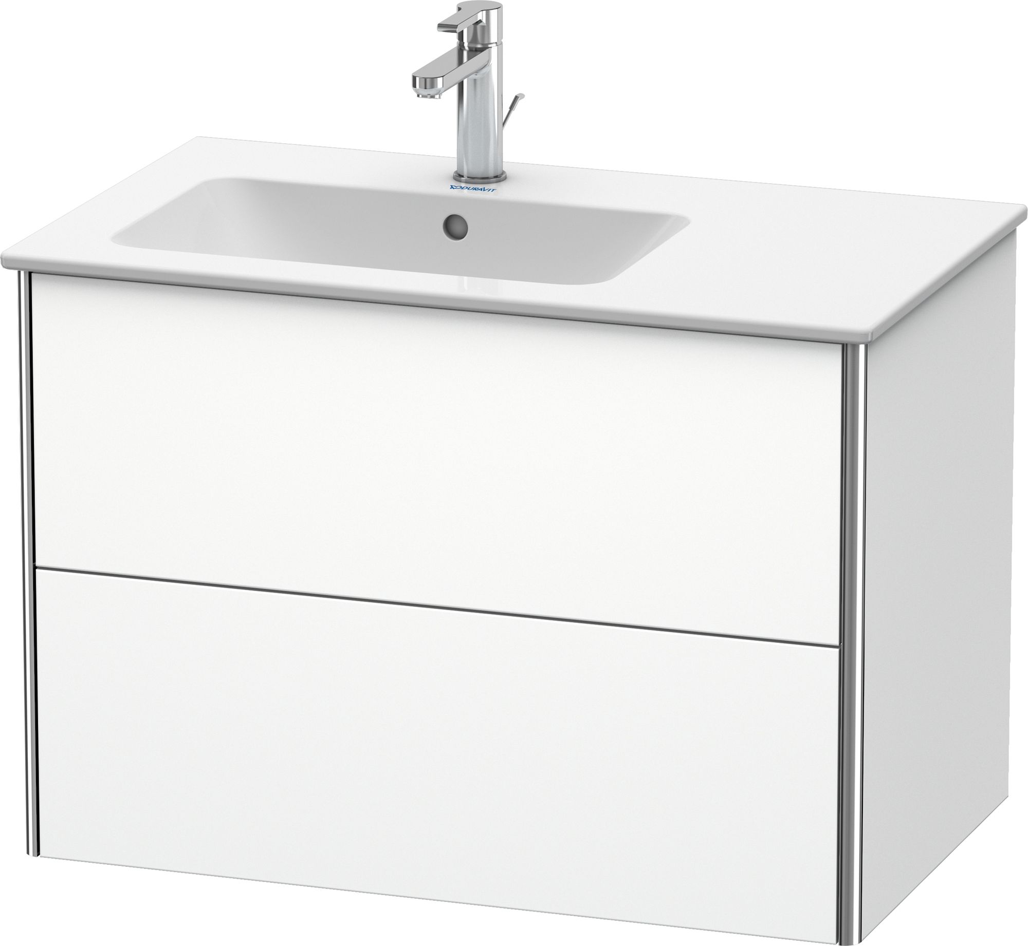Duravit XSquare szafka 81 cm podumywalkowa wisząca biały mat XS417601818
