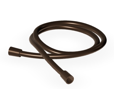 Zucchetti Helm wąż prysznicowy 150 cm brushed chocolate Z94120.XP21
