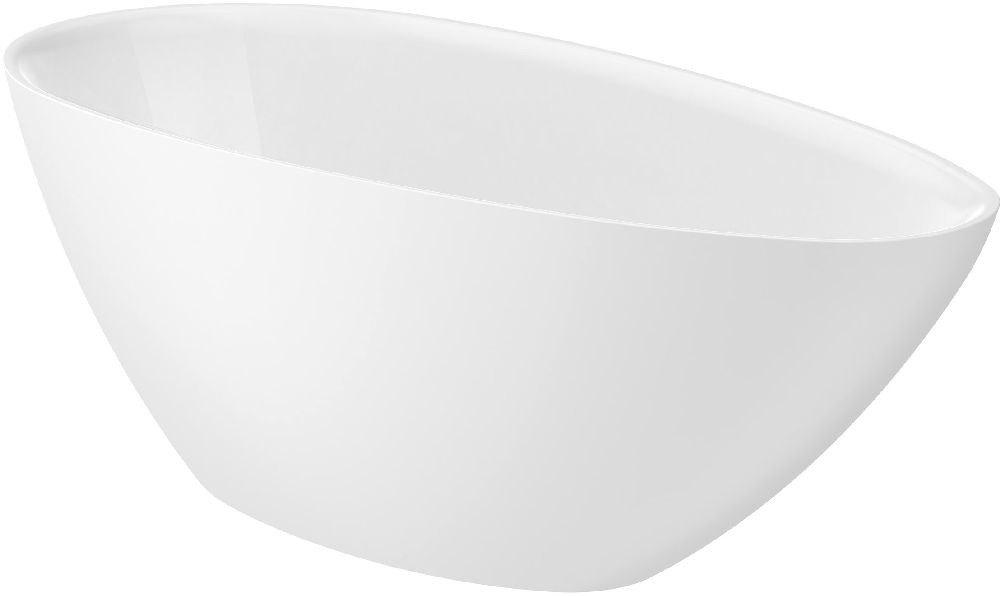 Roca Stonex wanna wolnostojąca 160x75 cm owalna biała A248617000