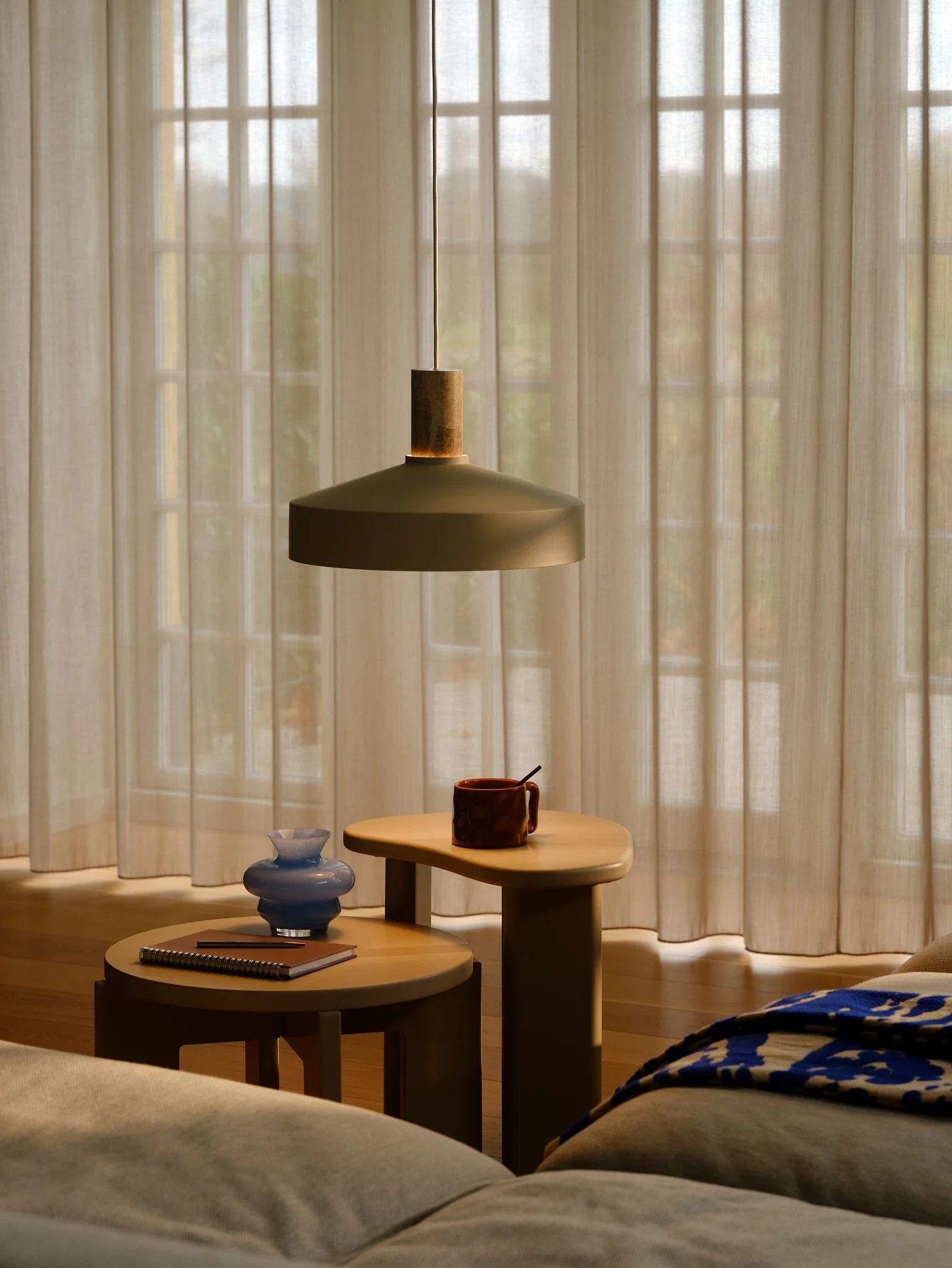 Nordlux Elvas marble lampa wisząca 1x60 W beżowa 2512013009