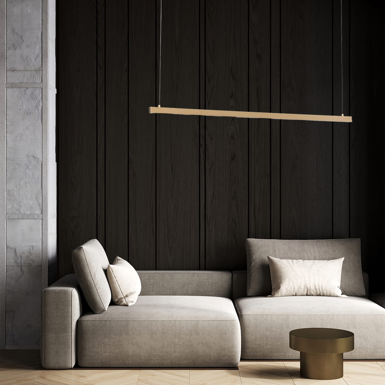 Argon Miami lampa wisząca 1x37 W złota 8836