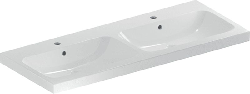 Geberit iCon Light umywalka 120x48 cm meblowa podwójna biała 501.838.00.1