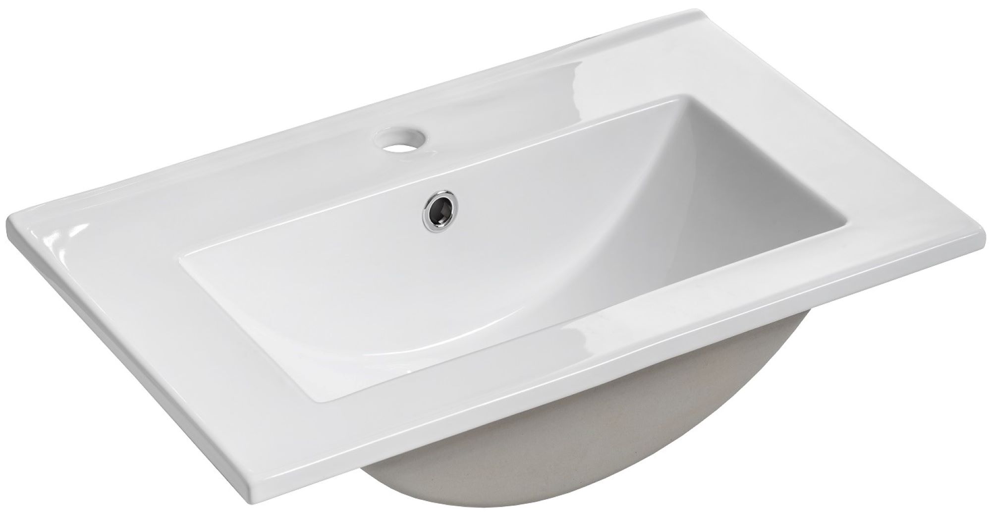 Comad Dance White umywalka 52x40 cm meblowa prostokątna biała UM-2050RB