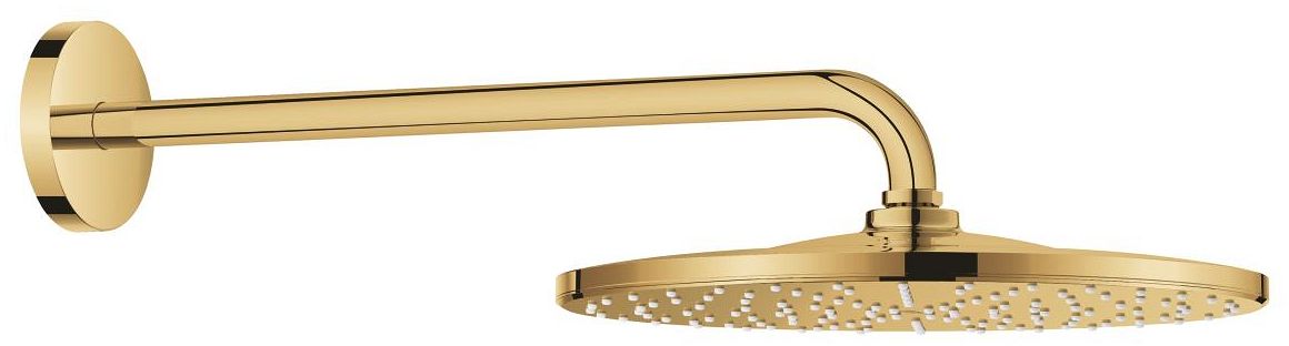 Grohe Rainshower deszczownica z ramieniem 31x31 cm okrągła Cool Sunrise 26558GL0