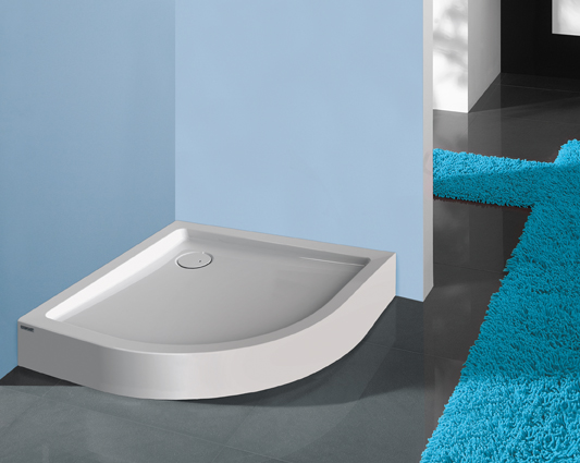 Sanplast Free Line brodzik 100x100 cm półokrągły zabudowany BPza/FREE biały 615-040-1740-01-000 - Wysyłka w 24h