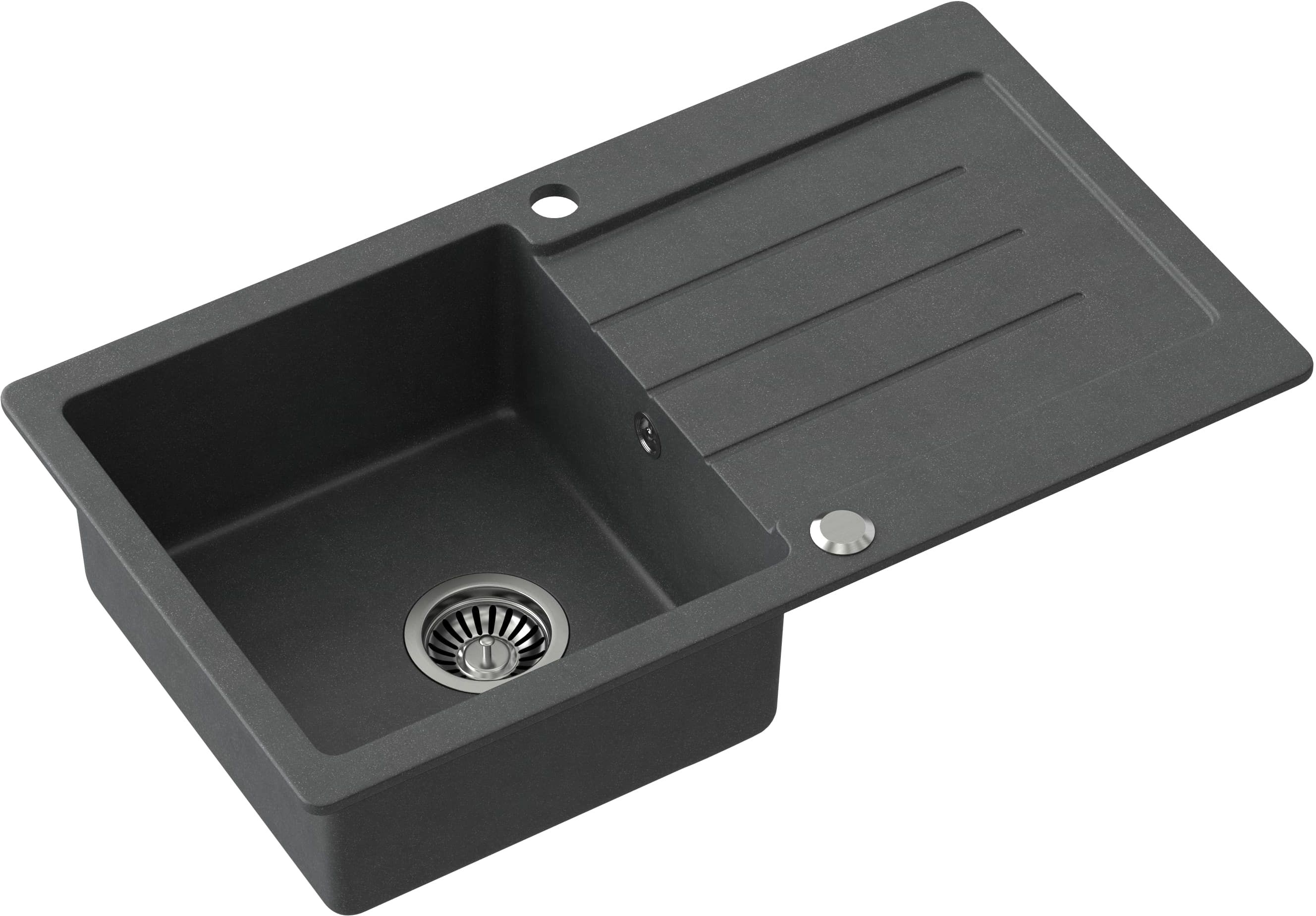 Quadron Johnny 111 zlewozmywak 77x44 cm GraniteQ black dotted HCQJ7744CZK