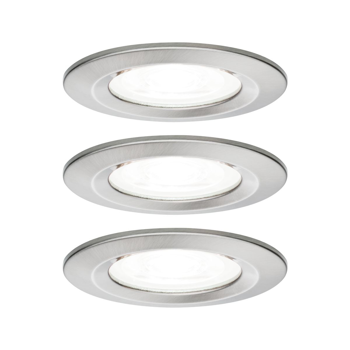 Paulmann Nova lampa do zabudowy 3x6,5W żelazo szczotkowane 92979 - Wysyłka w 24h