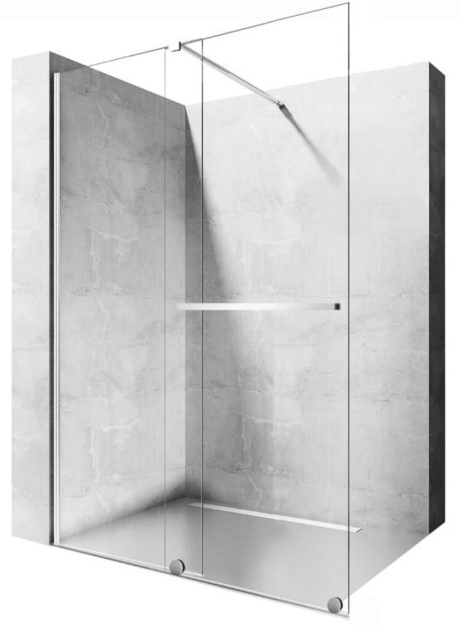 Rea Cortis ścianka prysznicowa Walk-In 120 cm szkło przezroczyste REA-K7211