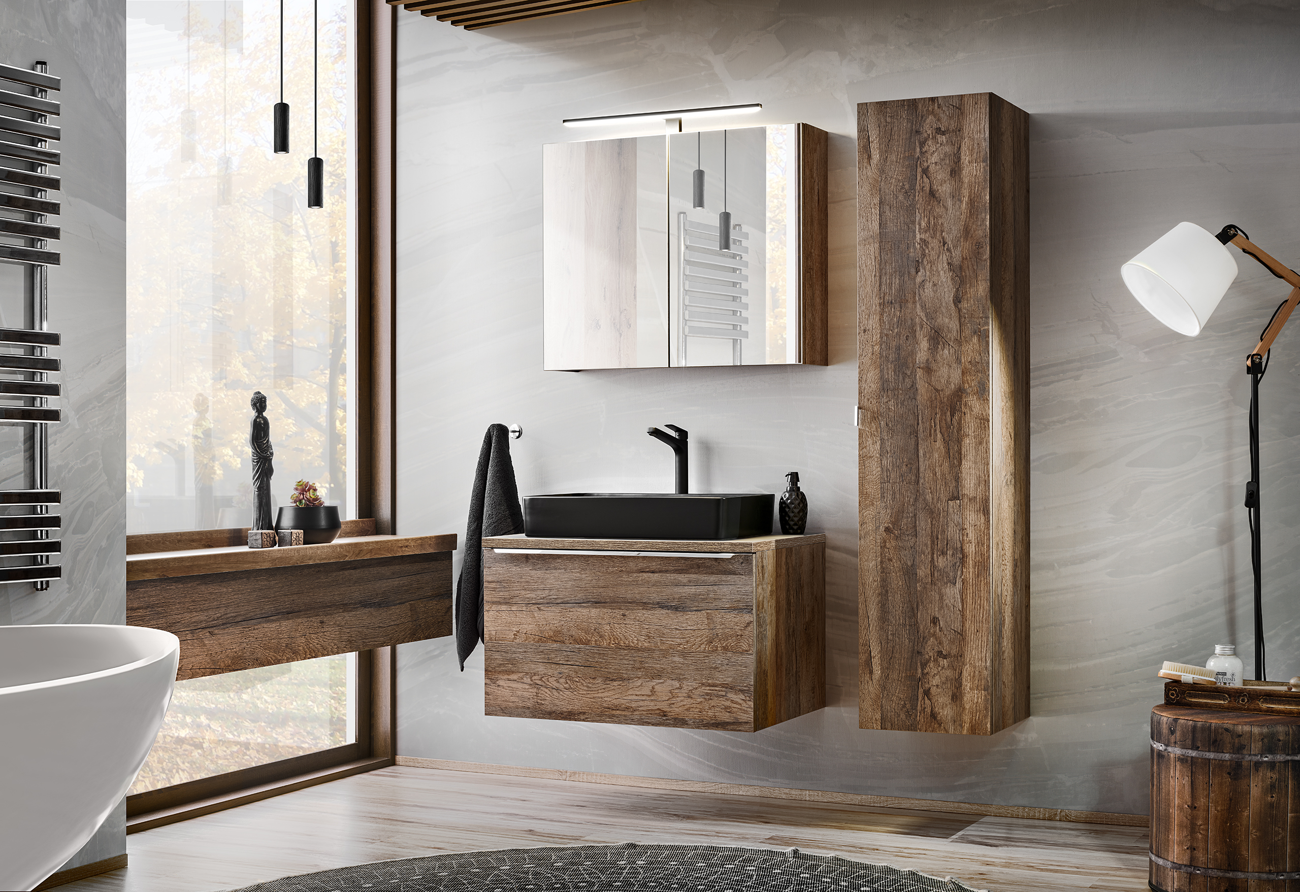 Comad Sante Fe Oak blat naszafkowy 60,4x46 cm dąb SANTA FE OAK 89-60-A