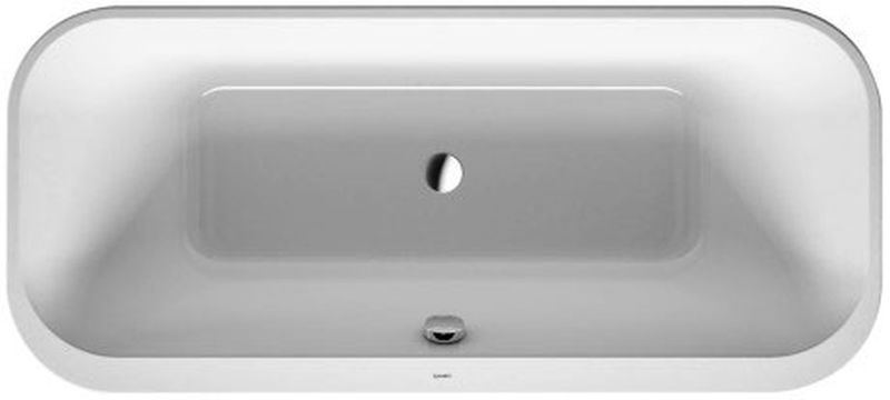 Duravit Happy D.2 wanna wolnostojąca 180x80 cm prostokątna biała-grafit 700453800000000