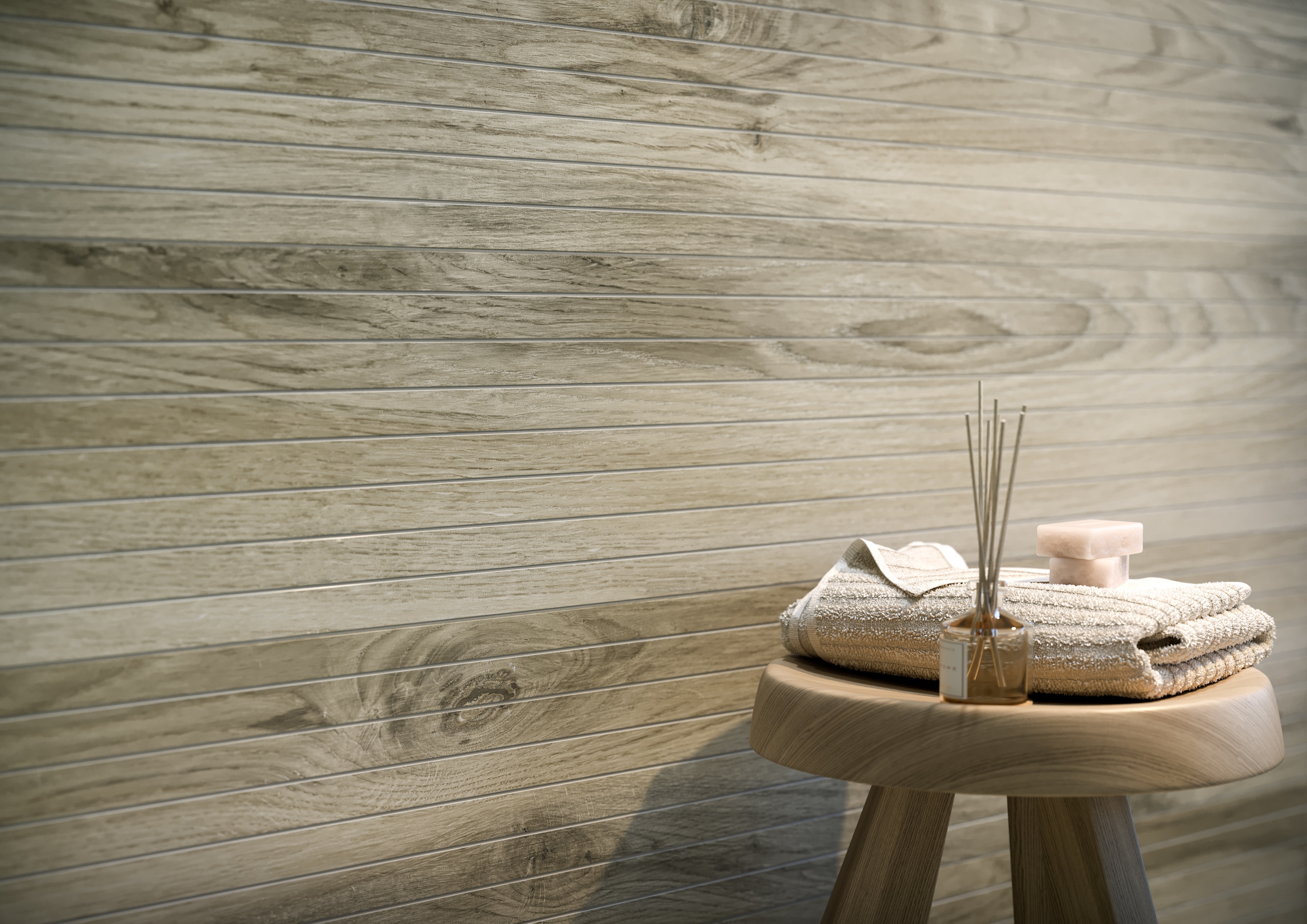 Cersanit Organic Wood Avonwood light beige decoration dekor ścienno-podłogowy 19,8x119,8 cm STR jasny beżowy mat