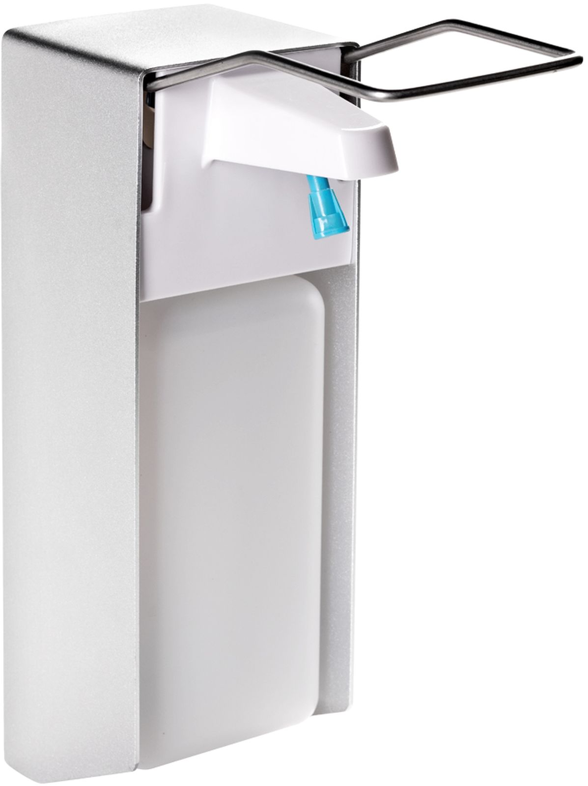 Stella dozownik do płynu dezynfekcyjnego łokciowy 1000 ml aluminium mat 17.402 - Wysyłka w 24h