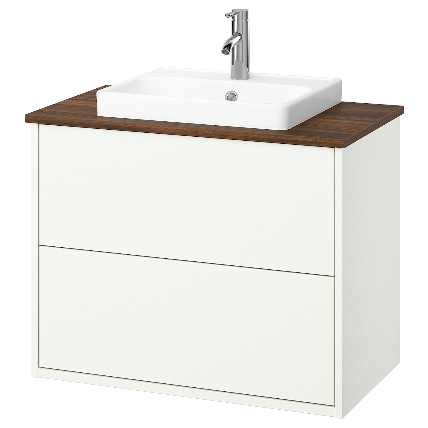 IKEA HAVBÄCK / ORRSJÖN szaf umyw z szufladami/umyw/bateria, biały, 82x49x71 cm
