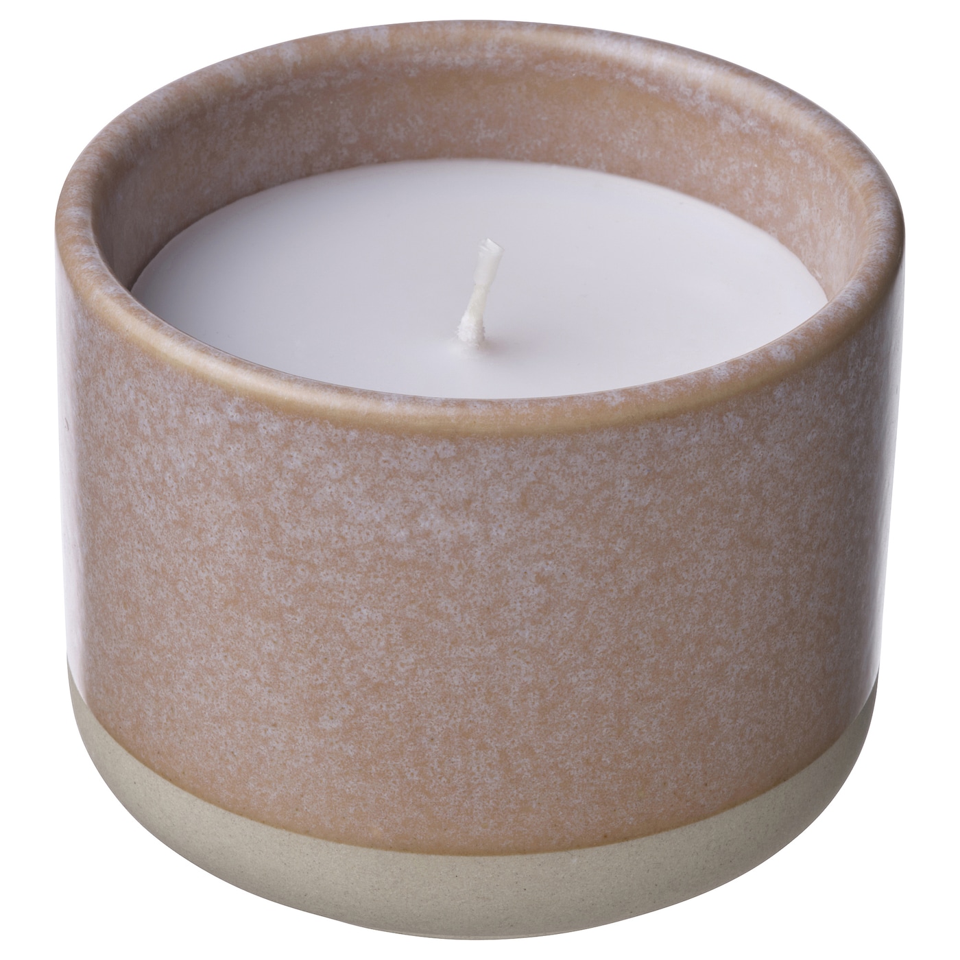 IKEA LUGNARE świeca zapach/pojemnik ceramiczny, jaśmin/różowy, 25 godz.