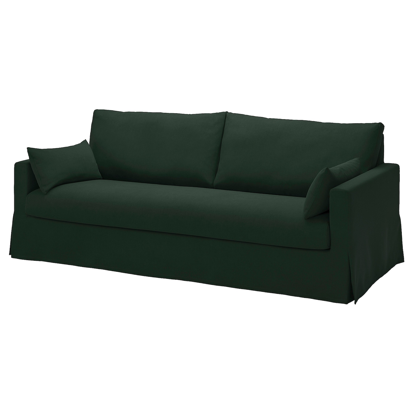 IKEA HYLTARP sofa 3-osobowa, Tallmyra ciemnozielony, Wysokość podłokietnika: 63 cm