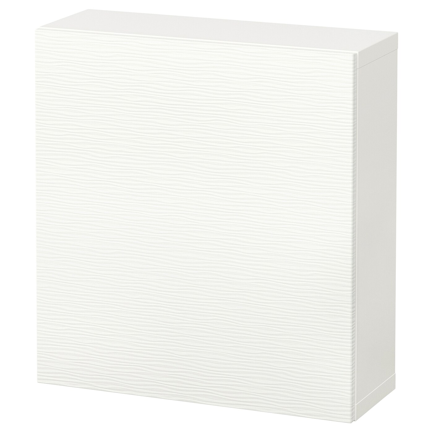 IKEA BESTÅ kombinacja szafek ściennych, biały/Laxviken biały, 60x22x64 cm