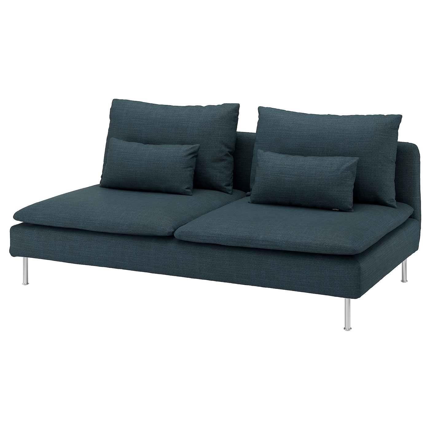 IKEA SÖDERHAMN sekcja 3-osobowa, Hillared granatowy, Szerokość: 186 cm