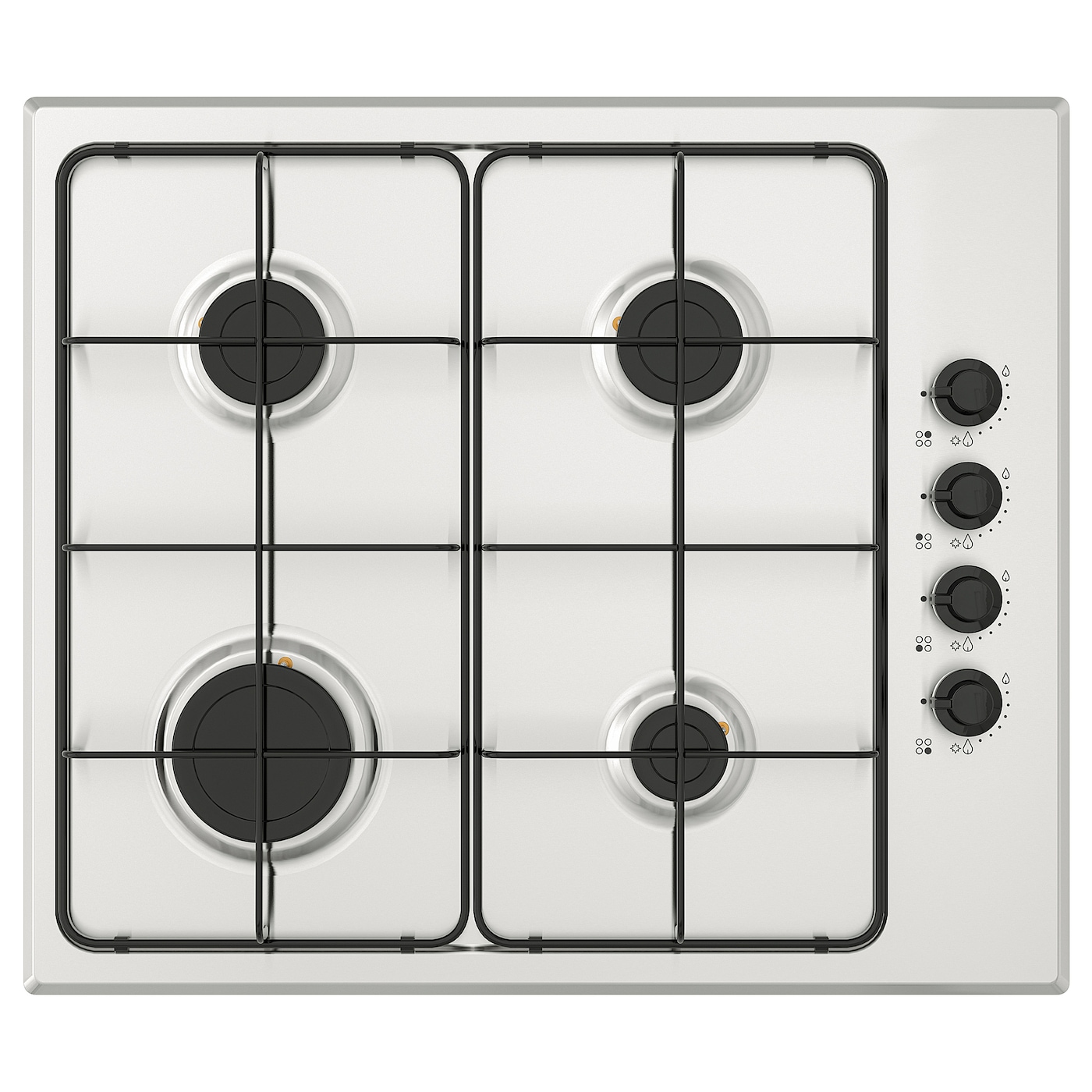 IKEA LAGAN płyta gazowa, stal nierdz, 59 cm