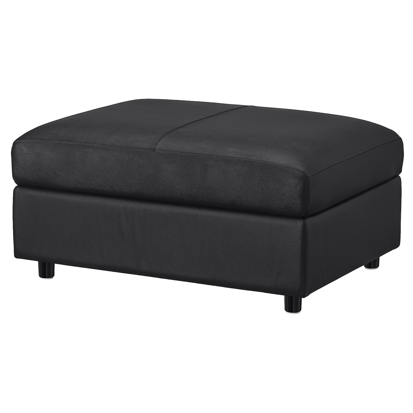 IKEA VIMLE podnóżek ze schowkiem, Grann/Bomstad czarny, Długość: 98 cm