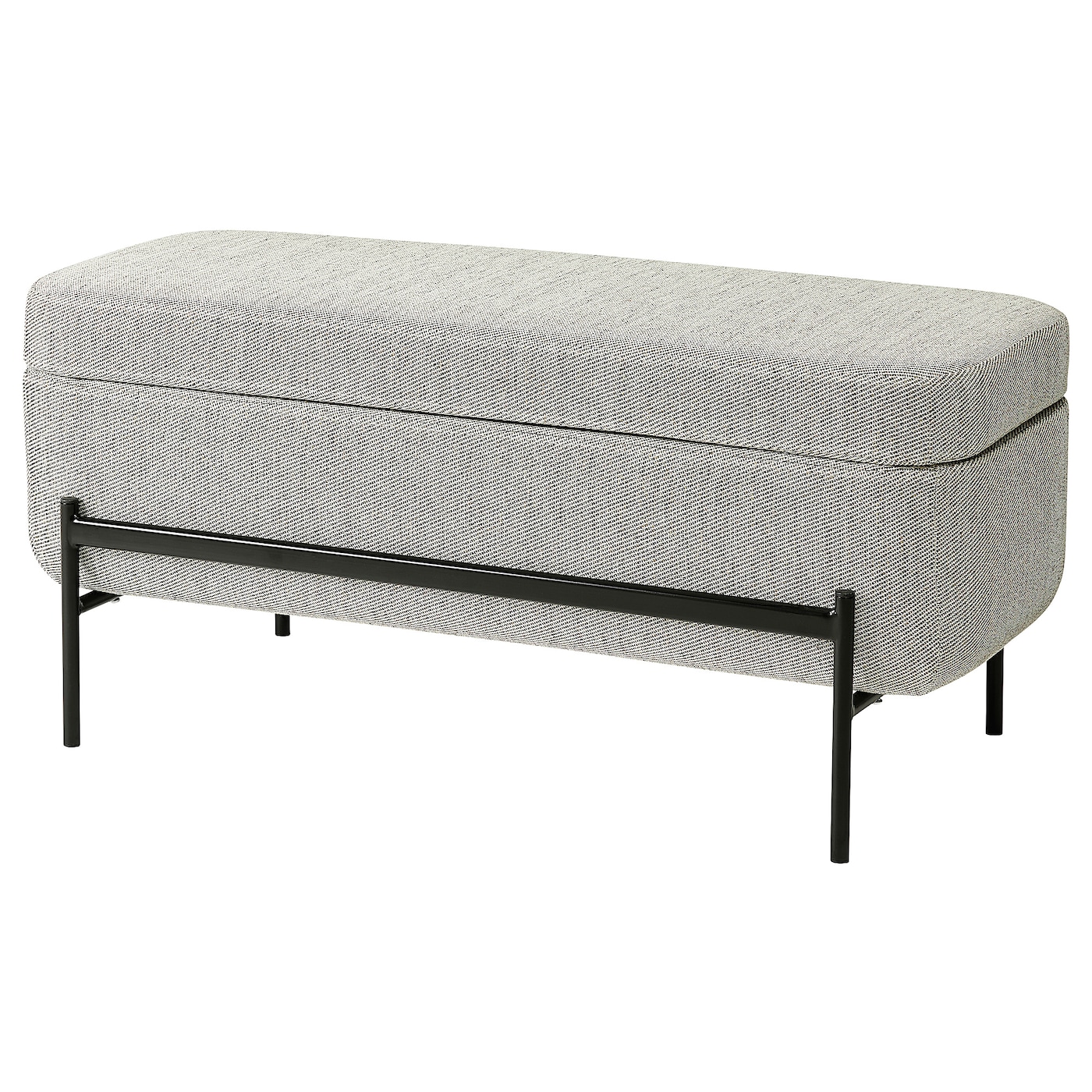 IKEA VALTORP ławka, z pojemnikiem/Viarp beż/brąz, 103 cm