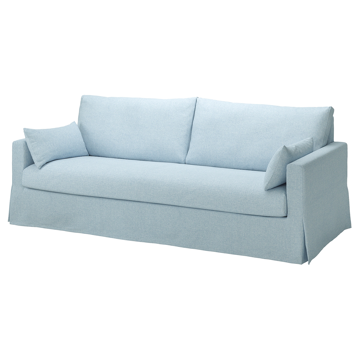 IKEA HYLTARP sofa 3-osobowa, Kilanda bladoniebieski, Wysokość podłokietnika: 63 cm