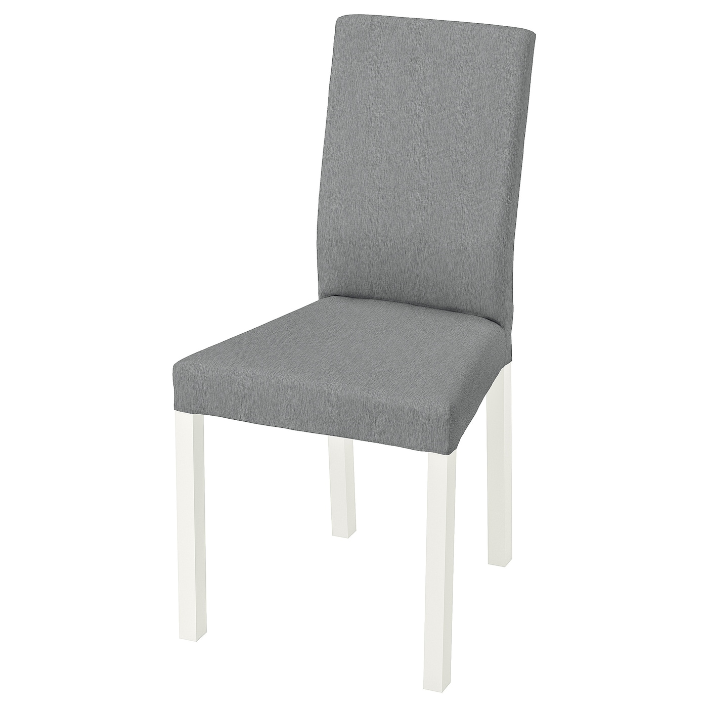 IKEA KÄTTIL krzesło, biały/Knisa jasnoszary, Głębokość: 52 cm
