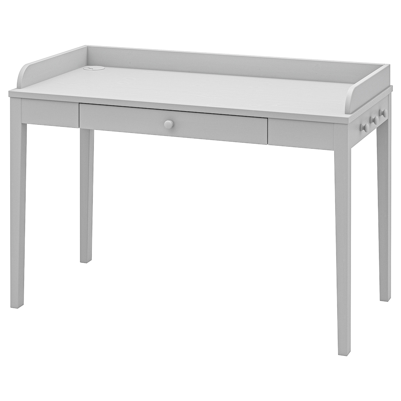 IKEA SMYGA biurko, jasnoszary, 122x60 cm