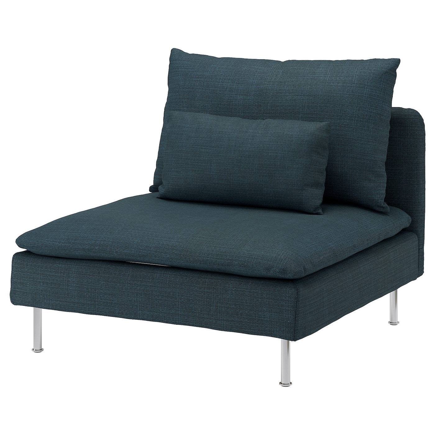 IKEA SÖDERHAMN sekcja 1-osobowa, Hillared granatowy, Szerokość: 93 cm