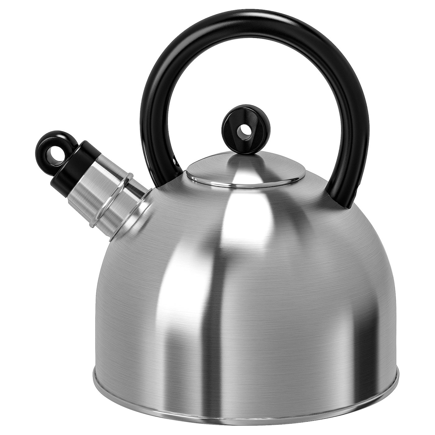 IKEA VATTENTÄT czajnik, stal nierdz/czarny, 2 l