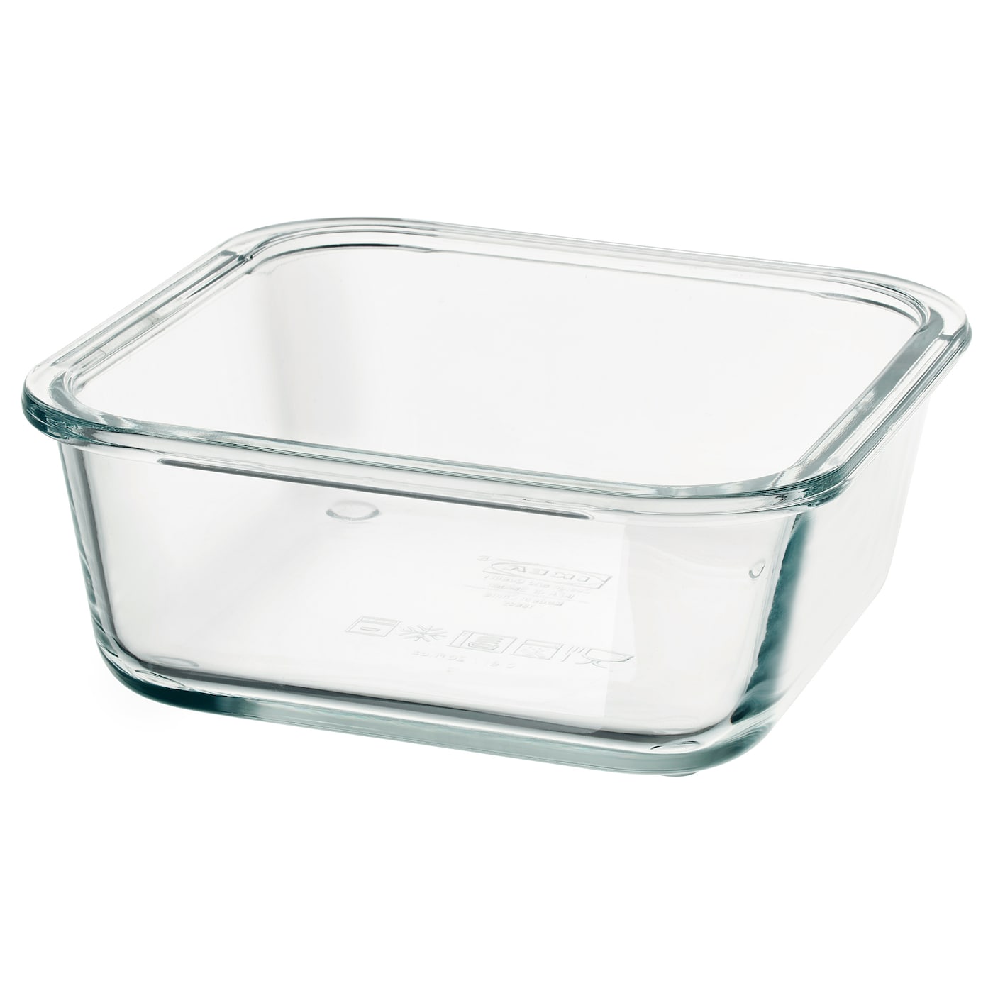 IKEA IKEA 365+ pojemnik na żywność, kwadrat/szkło, 600 ml