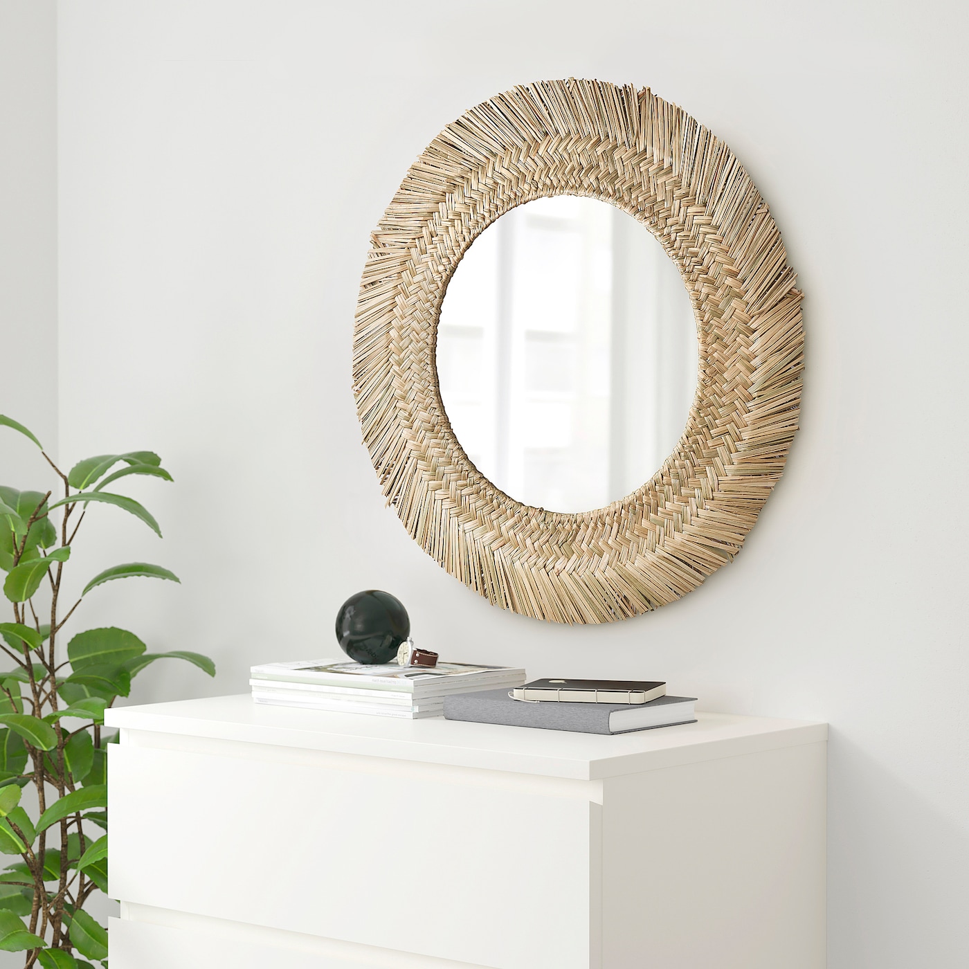 IKEA VRIGSTAD lustro, turzyca, 63 cm