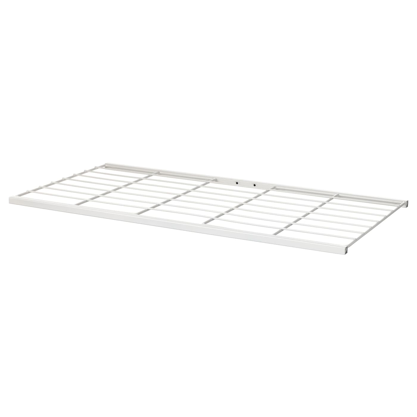 IKEA JOSTEIN półka, drut/do wewnątrz/na zewnątrz biały, 77x40 cm