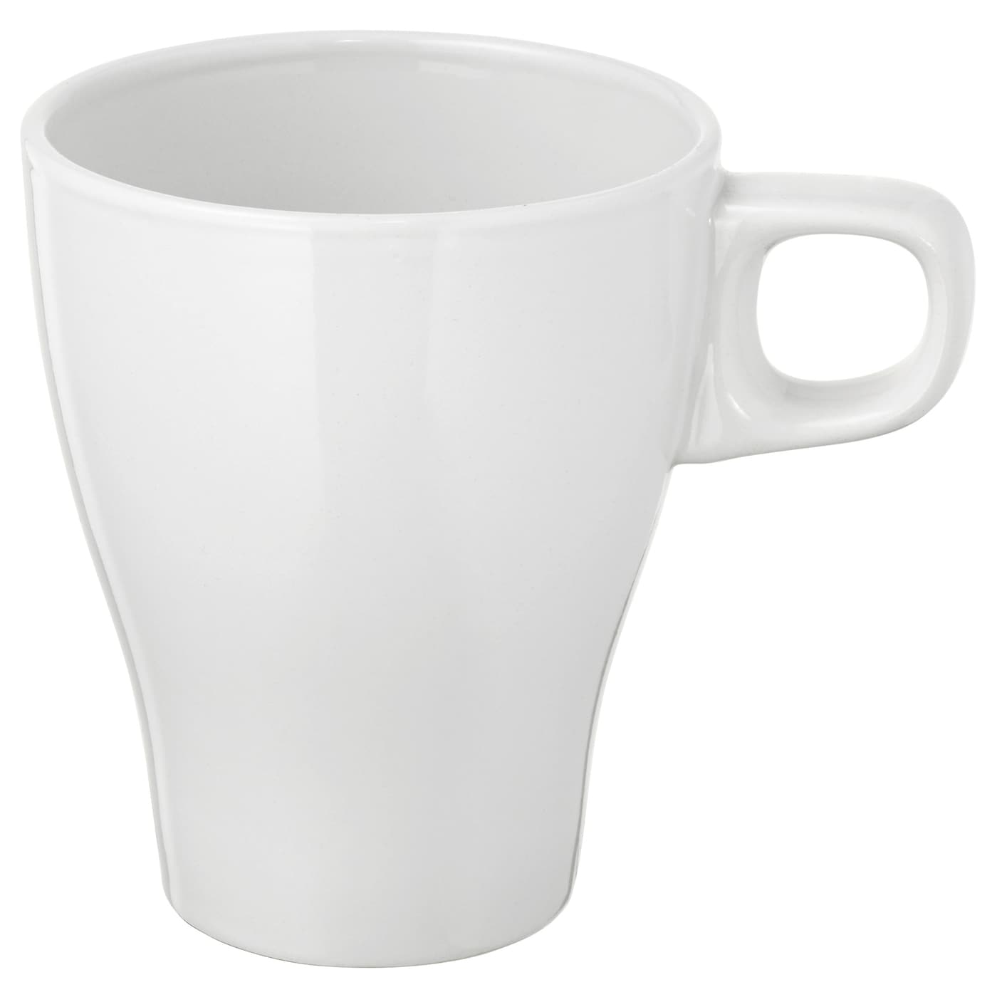 IKEA FÄRGRIK kubek, kamionka biały, 25 cl