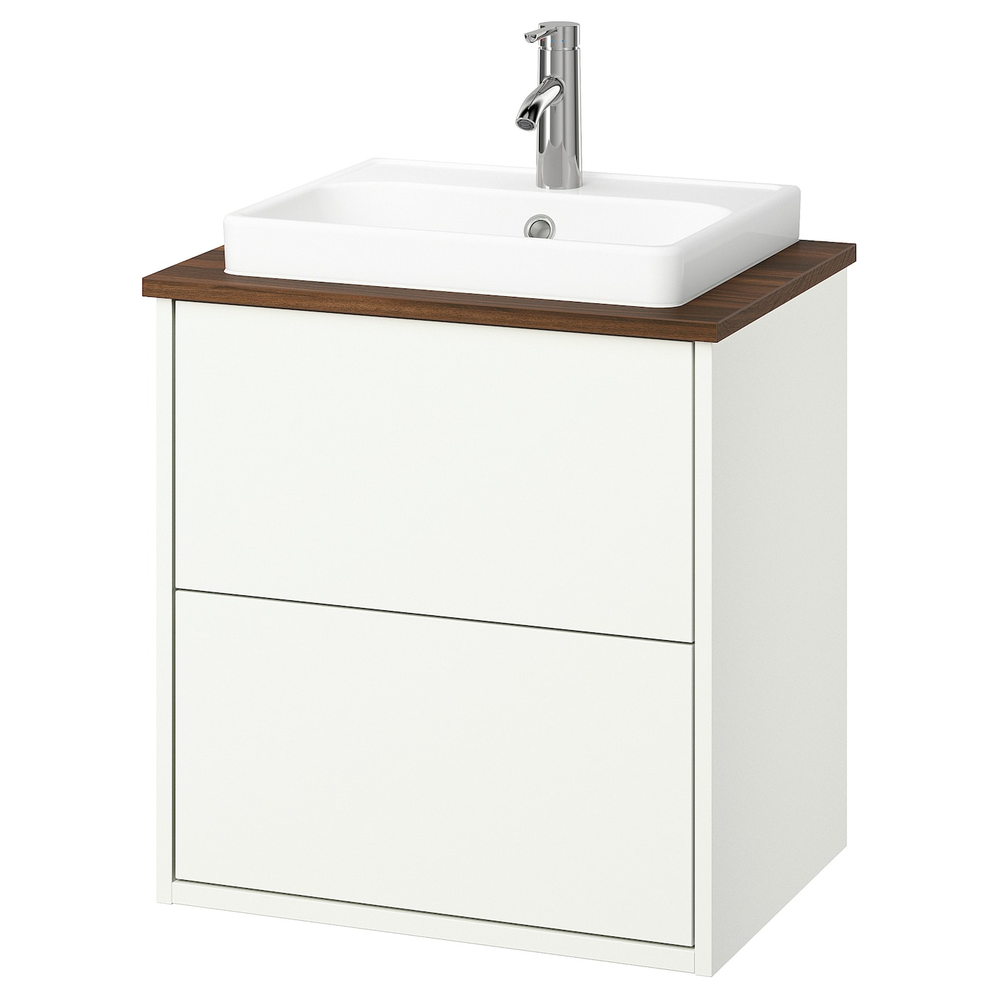 IKEA HAVBÄCK / ORRSJÖN szaf umyw z szufladami/umyw/bateria, biały, 62x49x71 cm
