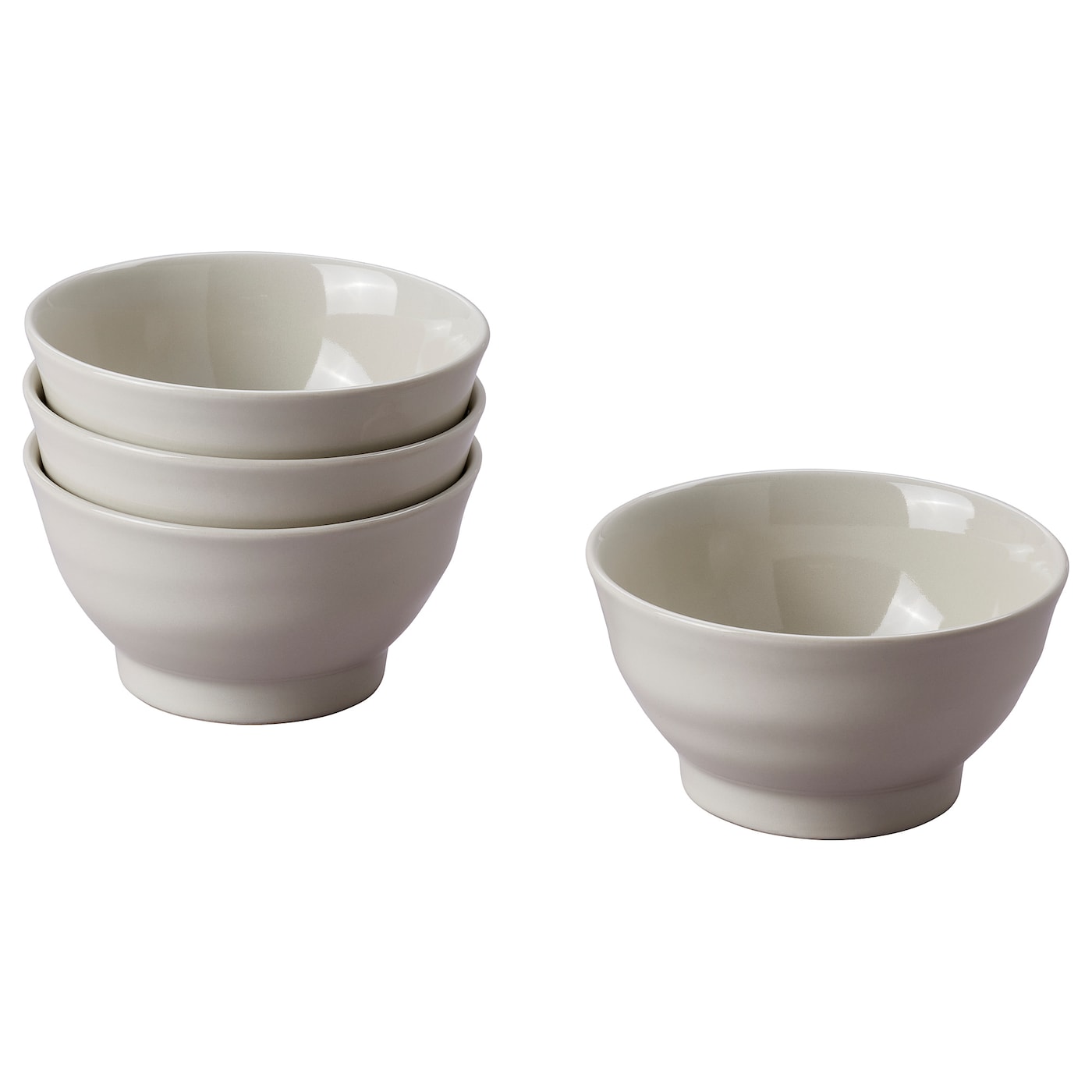 IKEA SANDSKÄDDA miska, jasny szarobeżowy, 14 cm