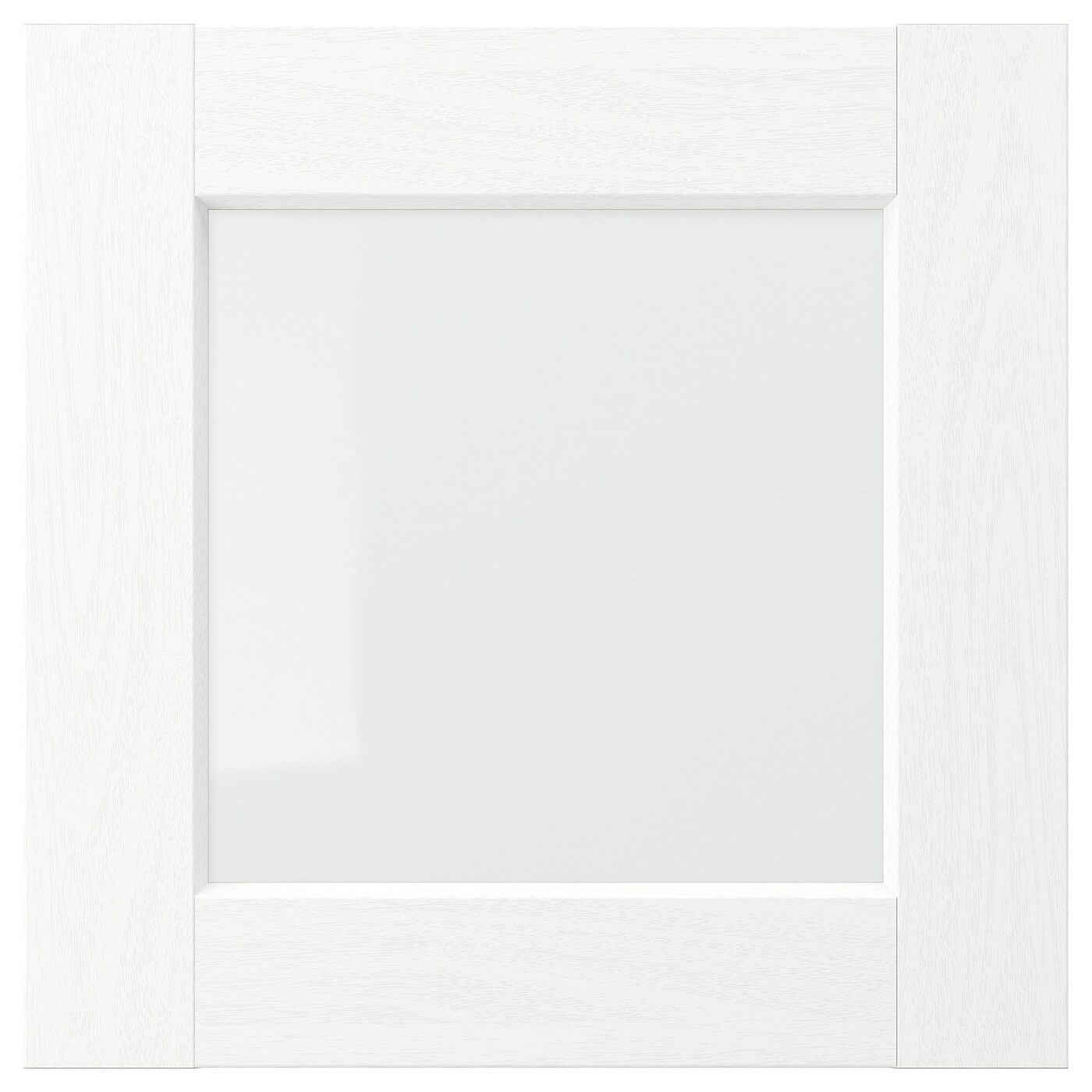 IKEA ENKÖPING drzwi szklane, biały imitacja drewna, 40x40 cm