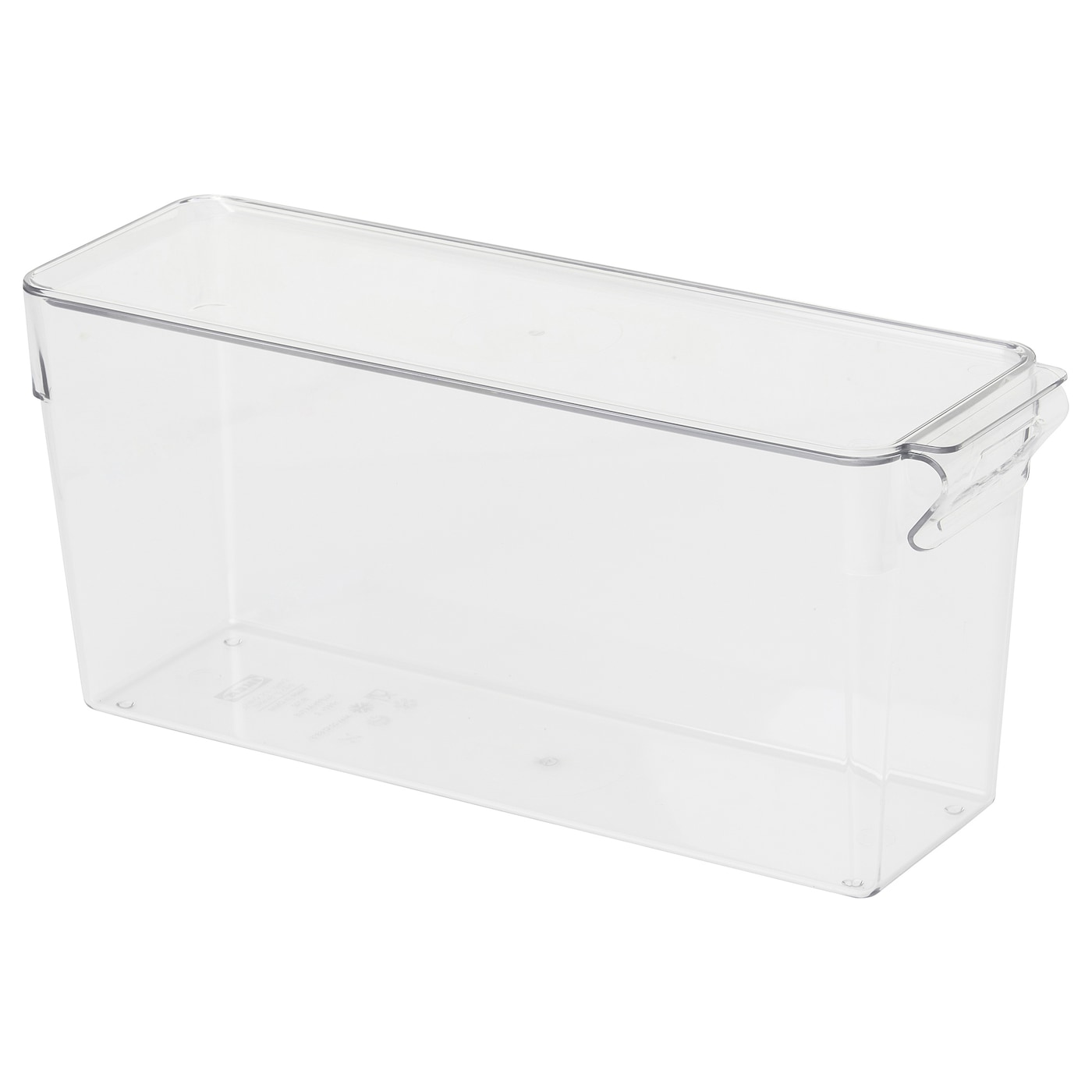 IKEA KLIPPKAKTUS pojemnik do lodówki, przezroczysty, 32x10x14 cm