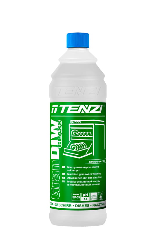 Gran Diw Glass 1L koncentrat do zmywarek do szkła TENZI
