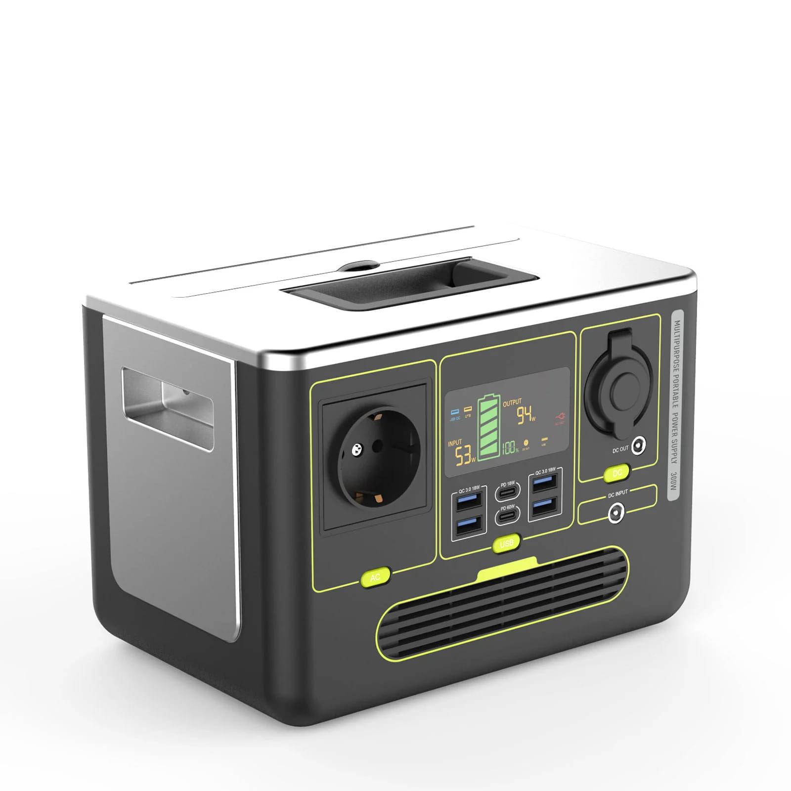 Przenośna stacja zasilania 444Wh | MSW-POWER 1200