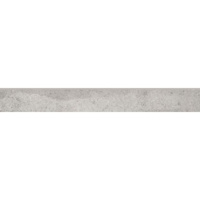 Gres szkliwiony cokół DIVERSO light grey mat 8mm 7,2x59,8 gat. I