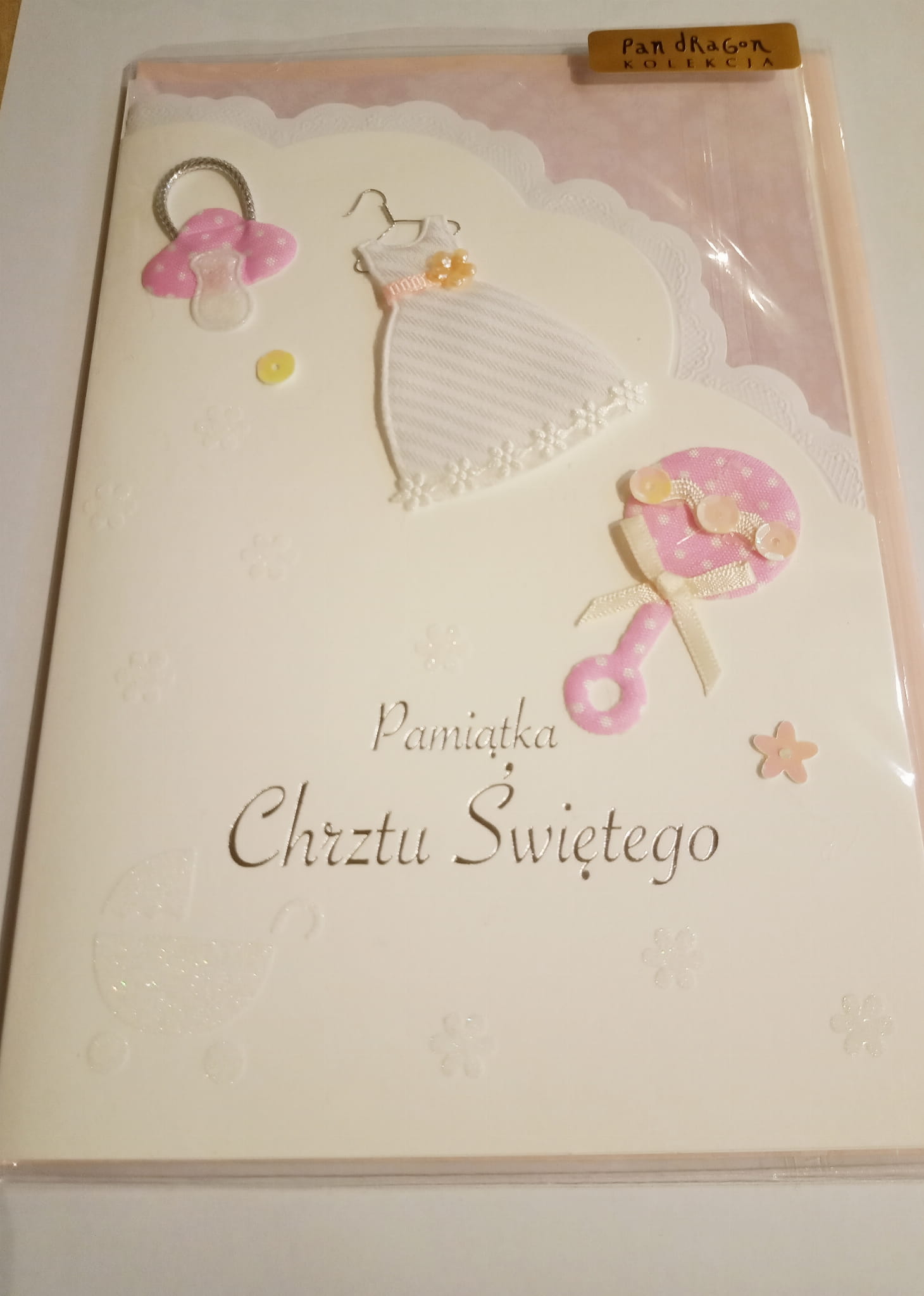 Pamiątka Chrztu Świętego - karnet 246