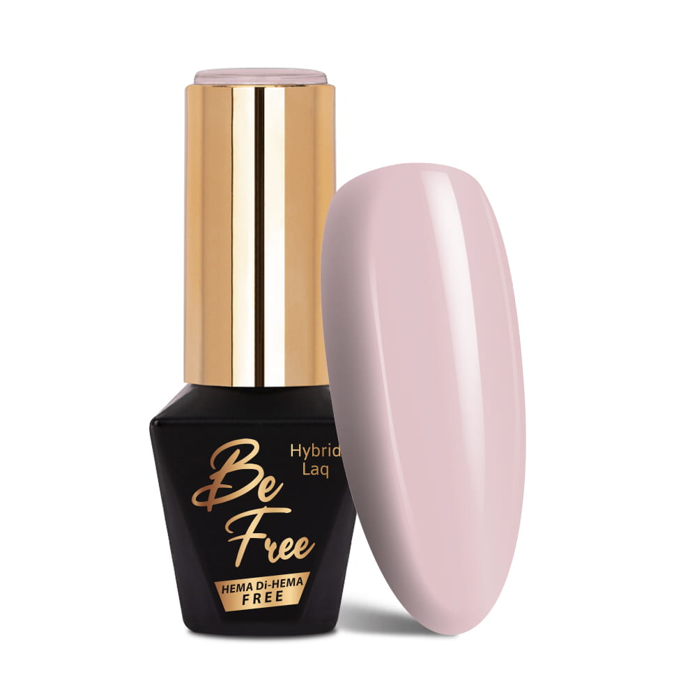 Lakier hybrydowy MollyLac BeFree Elegance Caffe latte HEMA/Di-HEMA Free 10g Nr 2