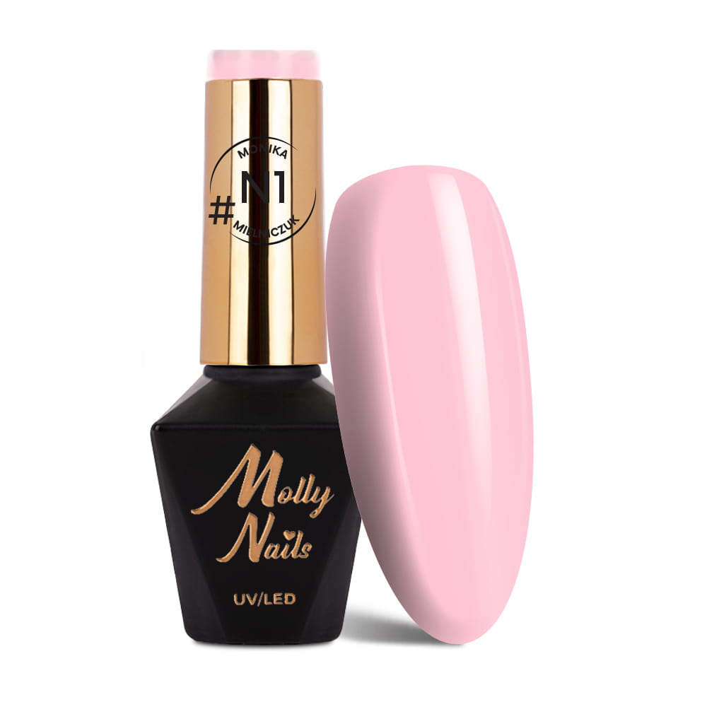 Lakier hybrydowy Molly Nails #Natural by Monika Mielniczuk HEMA/Di-HEMA free 8g Nr #N1