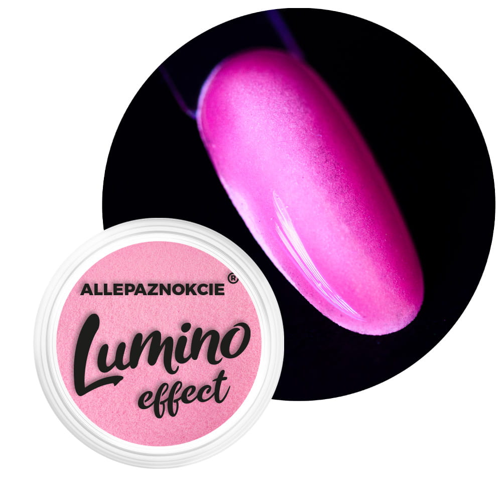 Pyłek do paznokci świecący w ciemności Lumino Effect Allepaznokcie Nr 8