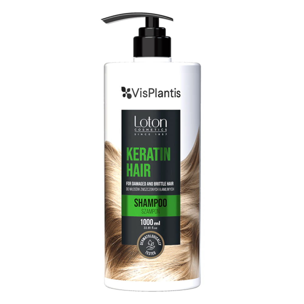 Szampon do włosów zniszczonych i łamliwych VisPlantis Keratin Hair 1000ml