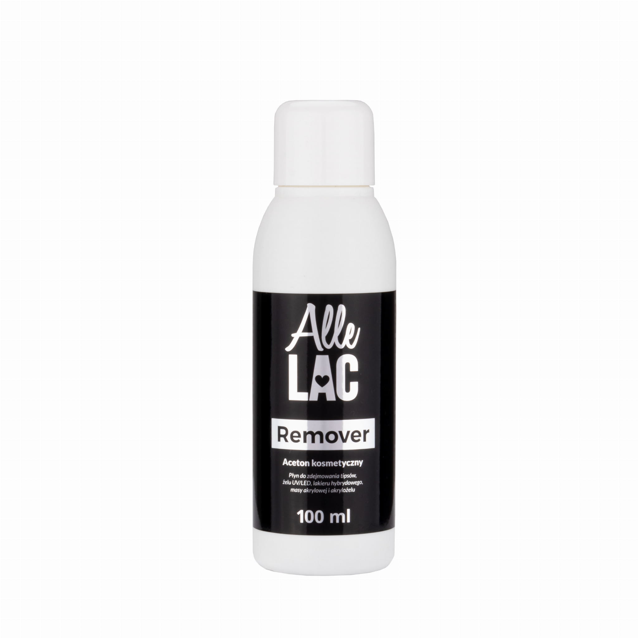 Remover płyn do zdejmowania hybrydy akrylu tipsów AlleLac Remover 100 ml