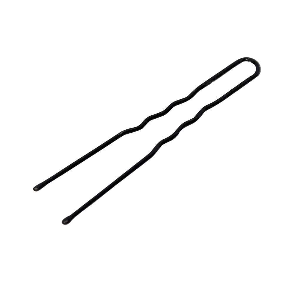 Wsuwki do włosów kokówki z kulkami czarne 5,5 cm 20 szt.