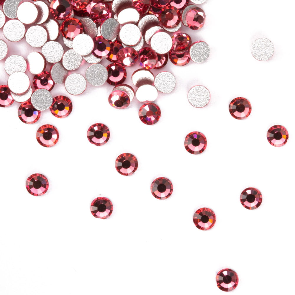 Cyrkonie do paznokci szklane SS 10 Rose ok.50 szt