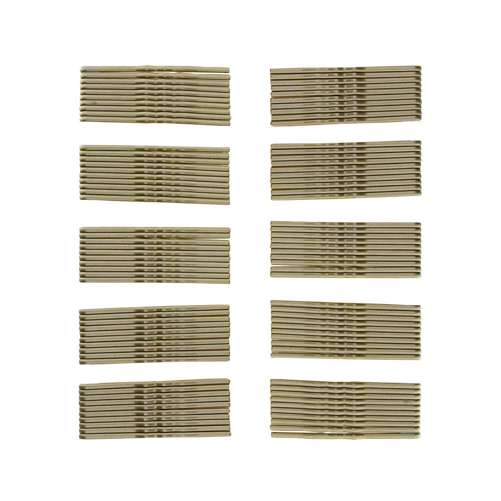 Wsuwki do włosów złote 4,5 cm 100 szt